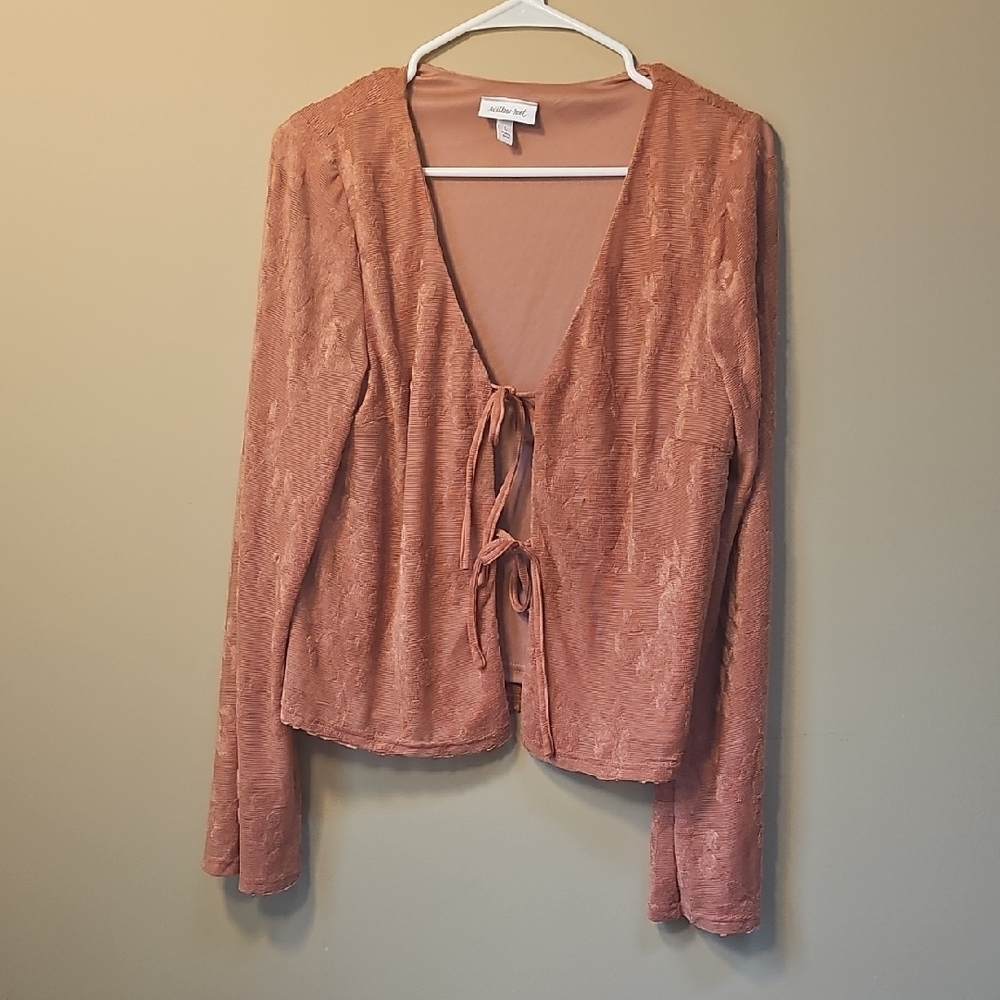 Willow & Root From The Buckle tie Front Cardigan